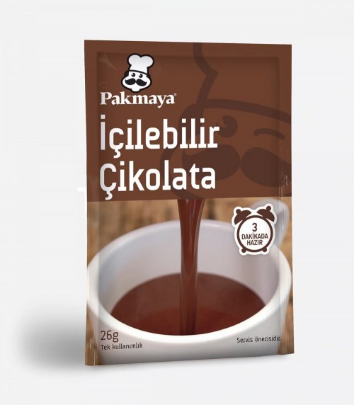 PAKMAYA DRINKABLE HOT CHOCOLATE 26GR 3 Pcs*24