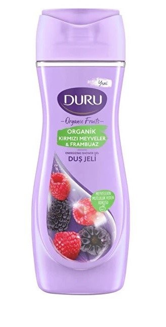 DURU SHOWER GEL 450 ML RED FRUITS & PRAMBBER*12
