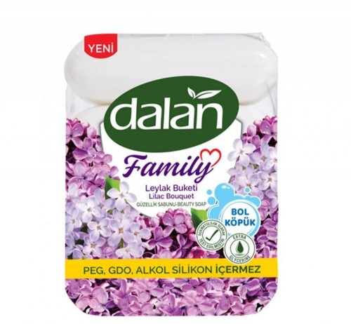 DALAN HAND SOAP BAR 4x75GR LILAC BOUQUET*24