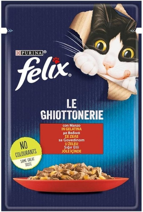 FELİX PUPPY BEEF CAT WET FOOD 85 GR*26