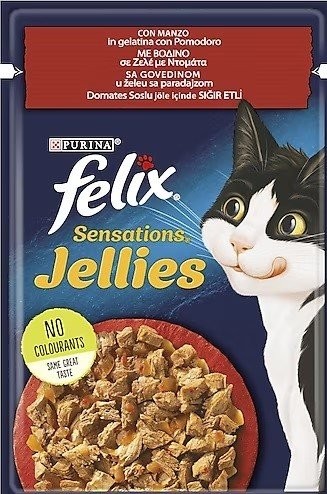 FELİX SENS BEEF & TOMATO CAT WET FOOD 85 GR*26