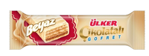 ÜLKER (1366-07)WHITE CHOCOLATE WAFER 35GR*24