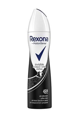 REXONA DEO 150ML BLACK+WHITE CLOTHES*1