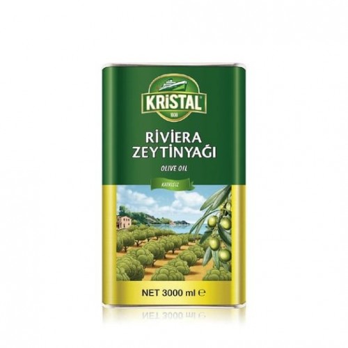 KRİSTAL RİVİERA 3 LT TENEKE*4