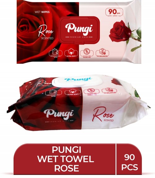 PUNGI 90'S WET TOWEL ROSE*24