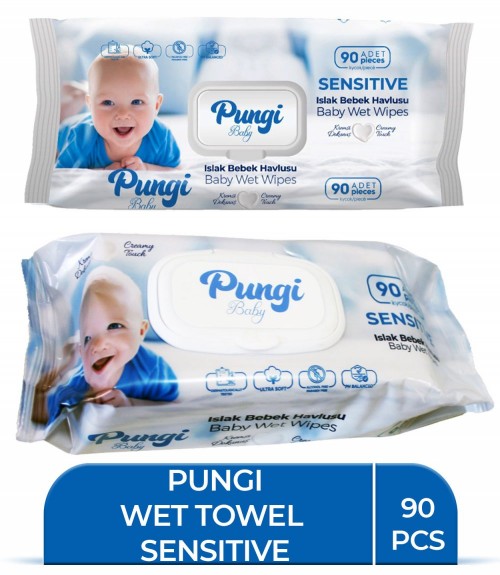 PUNGİ 90 LI ISLAK HAVLU SENSITIVE BABY*24