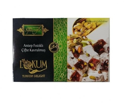 SEPETÇİOĞLU 300 GR ANTEP FISTIKLI ÇİFTE KAVRULMUŞ LOKUM*12