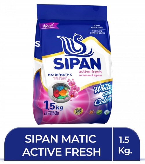 SİPAN MATİK ACTIVE FRAIS 1,5 KG * 10