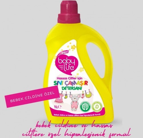 TEX BABY LIFE LIQUID DETERGENT 1000ML SENSITIVE SKIN*6