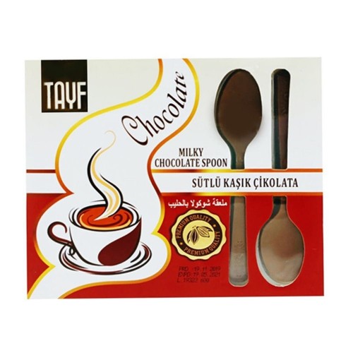 TAYF 8 GR MILK SPOON CHOCOLATE 6 Pcs*12