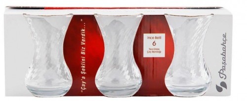 (42781) PAŞA BAHÇE İNCE BELLİ OPTİKLİ BARDAK 6LI*12