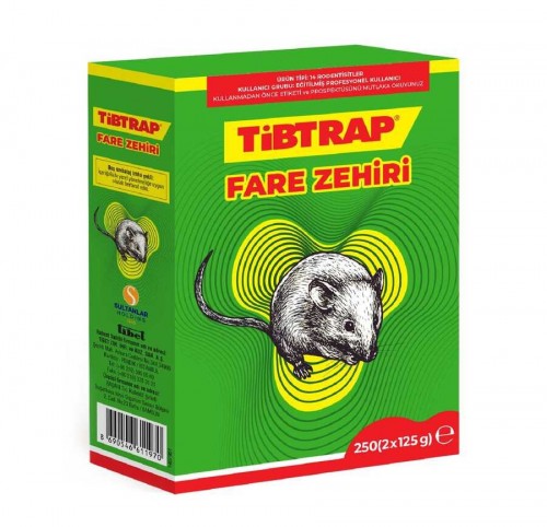 TİBTRAP SOURIS POISON BLÉ 2*125 GR*48