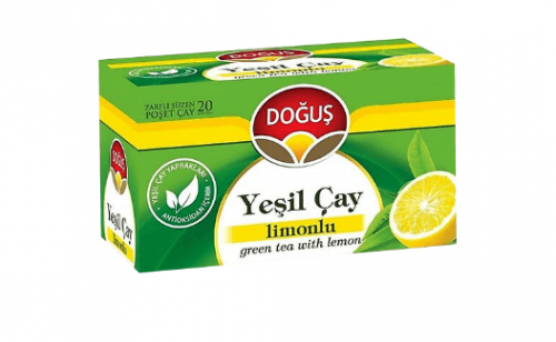 DOĞUŞ LEMON GREEN TEA BAG*12