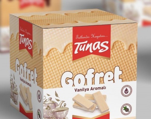 TUNAS GOFRET VANİLYALI 800GR*12