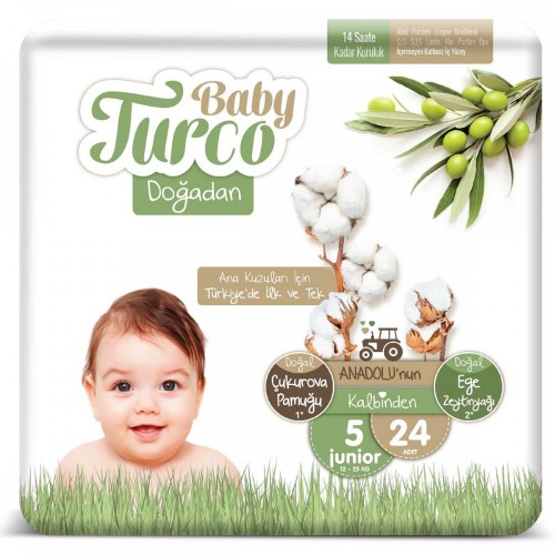 BABY TURCO NATURE JUMBO JUNIOR 24*5