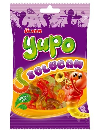 ÜLKER (1762-02)YUPO JELLY WORM 80 GR*24