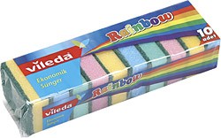 VILEDA BUL.ÉPONGE ARC-EN-CIEL 10PCS*12