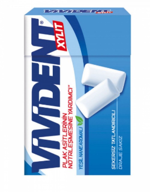 VIVIDENT 22 GR BOX GREEN MINT*20
