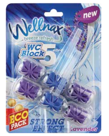 WELLNAX WC BLOK 2 Lİ LAVANTA 57 GR*24