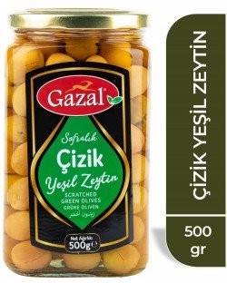 Ghazal 500 g bruised green olives *6
