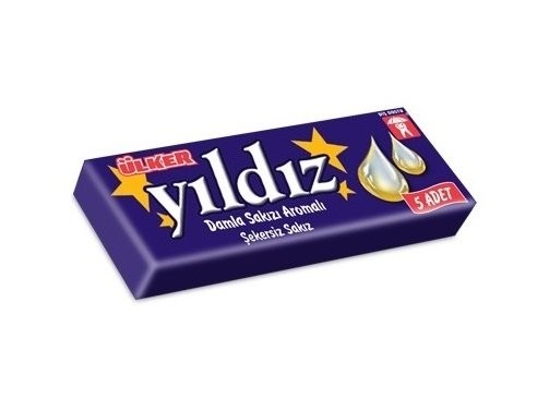 ÜLKER YILDIZ SUGAR FREE GUM *20