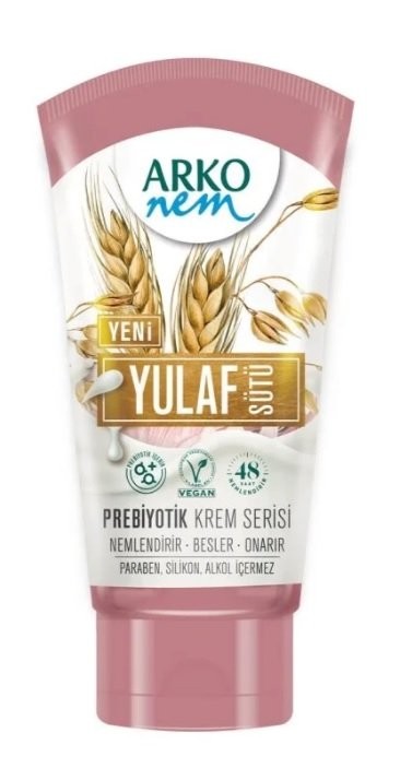 ARKO KREM 60 ML PREBİYOTİK YULAF SÜTÜ*24